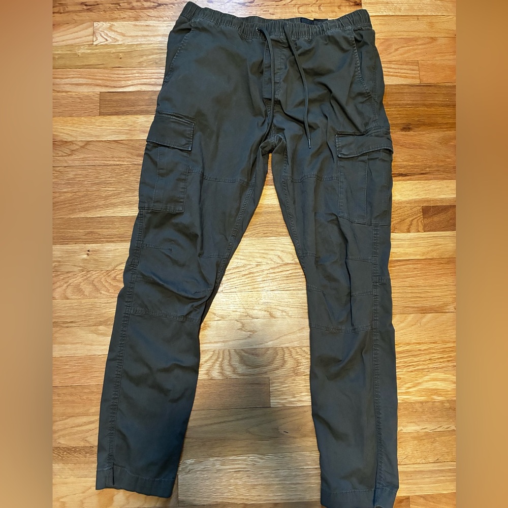 H&M Men's Slim Fit Cargo Pants Dark Olive
